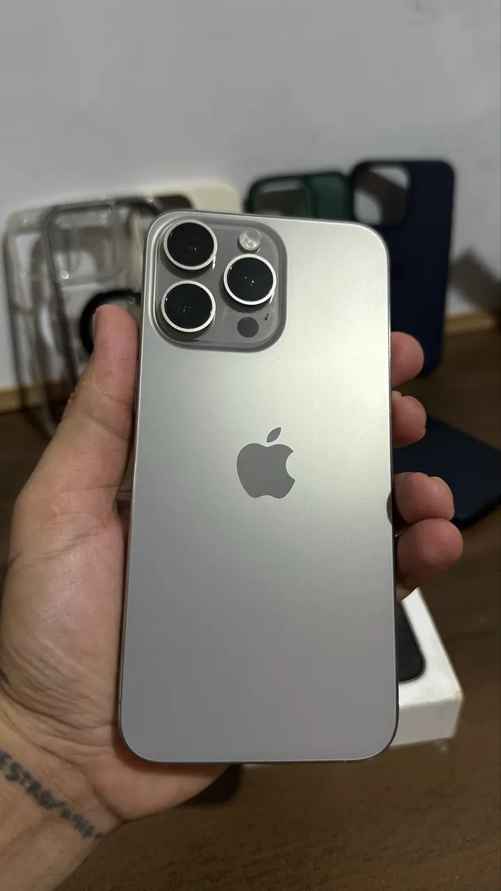 iPhone 15 pro Max - titanium natural - Foto 5