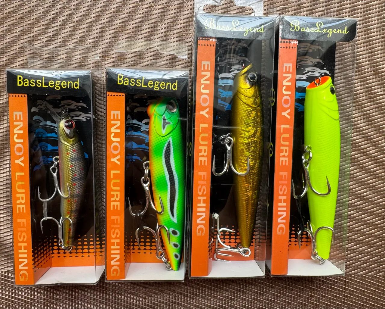 Lote de Iscas de pesca Basslegend 