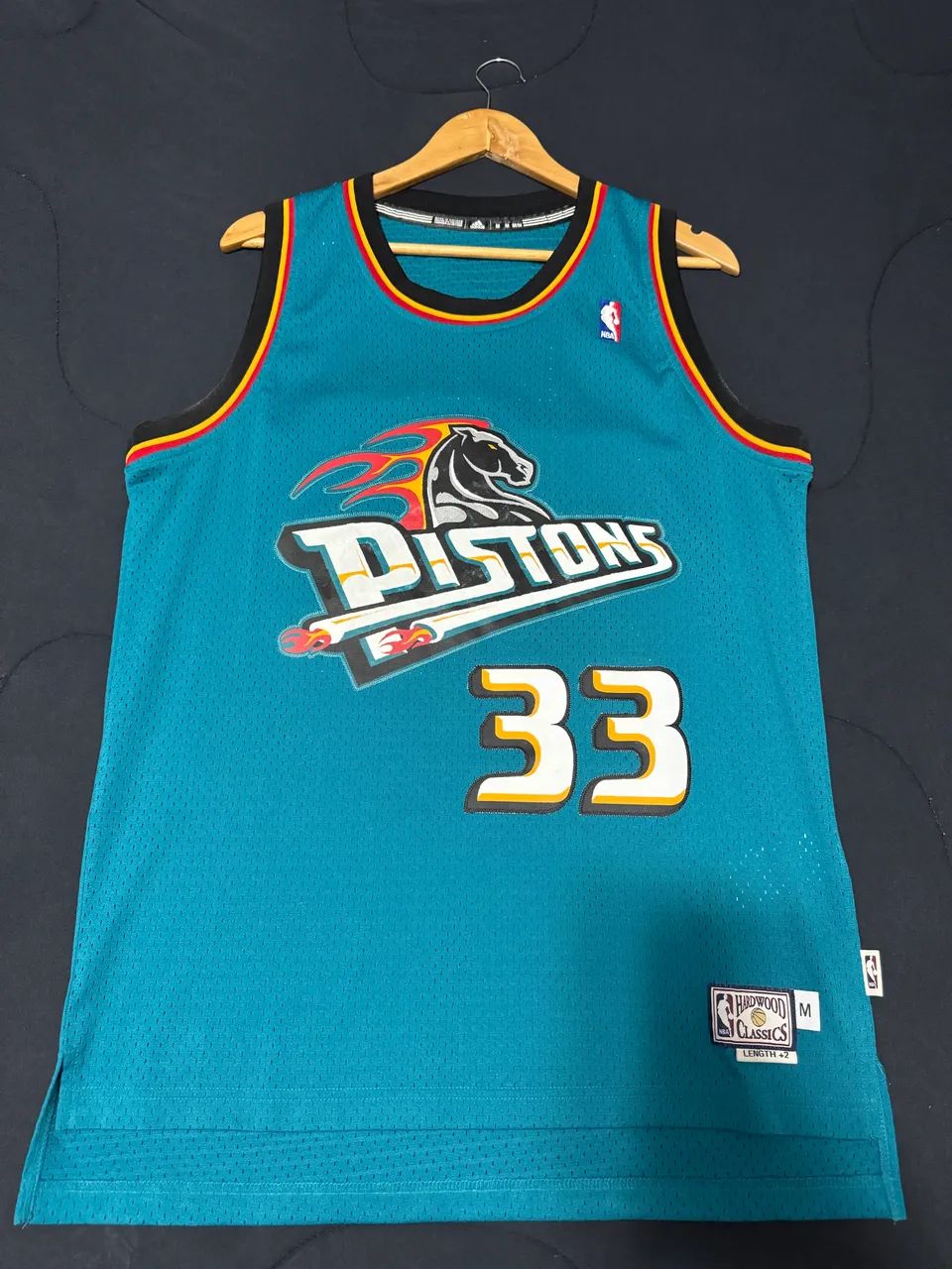 Regata Jersey Pistons Hill 33 - M