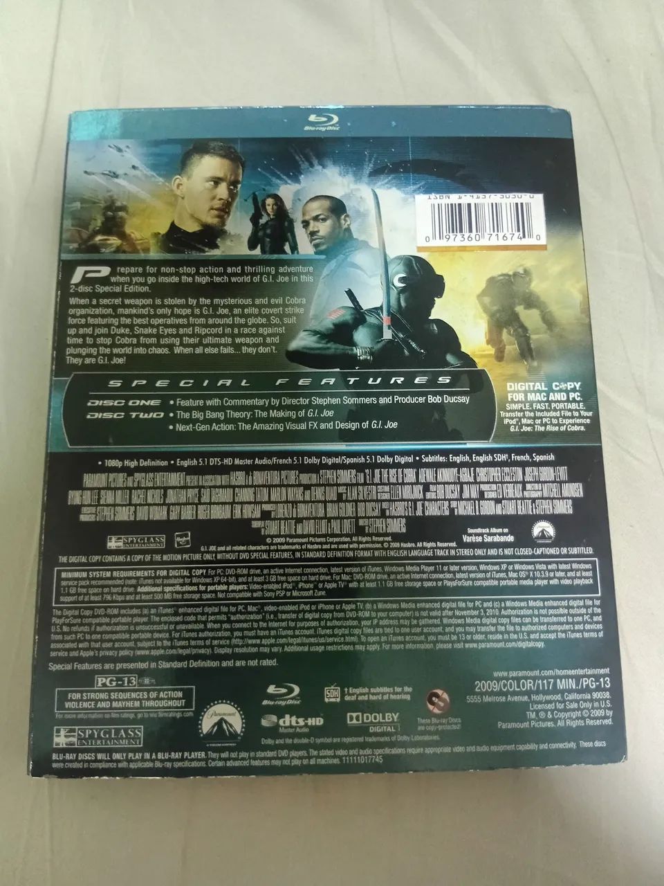 GI JOE blu-ray Importado  - Foto 2