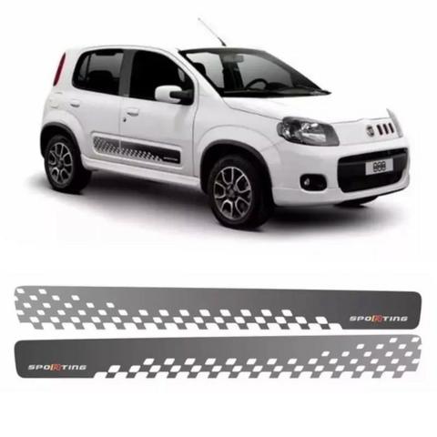 Kit Faixa Adesivos Novo Fiat Uno Sporting 2013 em diante / modelo original / Instalada