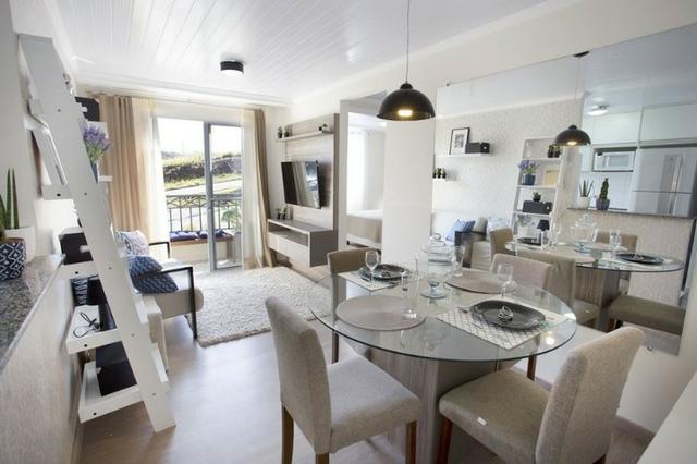 (V) Lindo apto 2 dorms com sacada, entrada em 36x e Ganhe o ITBI e Registro