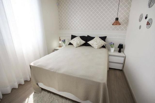 (V) Lindo apto 2 dorms com sacada, entrada em 36x e Ganhe o ITBI e Registro - Foto 6