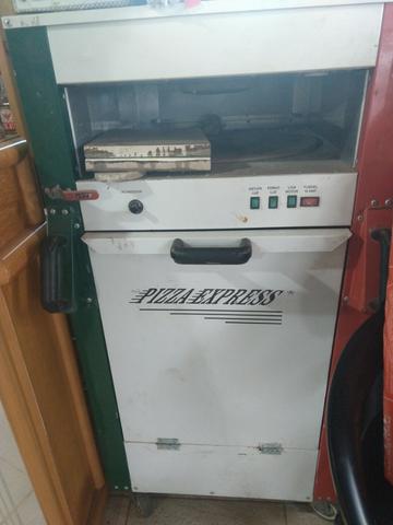 Maquina assar pizza em 1 minuto