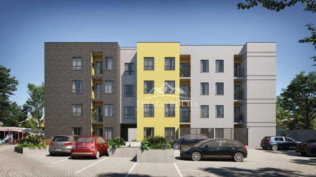 Apartamento térreo com 3 dormitórios à venda, 50 m² por r$ 209.900 - tingui - curitiba/pr