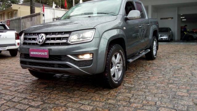 VOLKSWAGEN AMAROK CD HIGHLINE 4MOTION 2.0 BI-TDI AT Cinza 2016/2017 - Foto 2