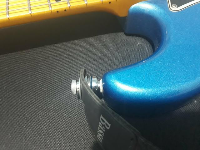 Strap Lock, trava para correia de Guitarra, Baixo,.Violão etc - Foto 3