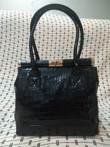 Bolsa croco verniz - Foto 4