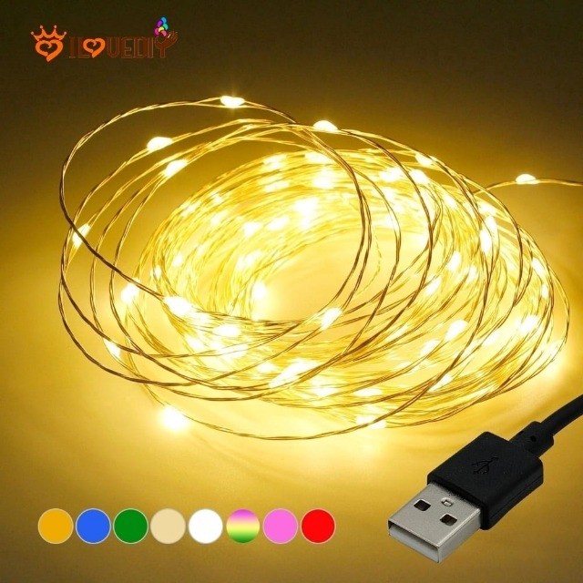 Fio de Led fada Usb (5 metros)