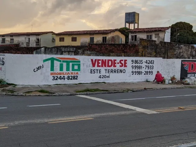 Excelente terreno comercial de esquina na Rua Josefa taveira, mangabeira!