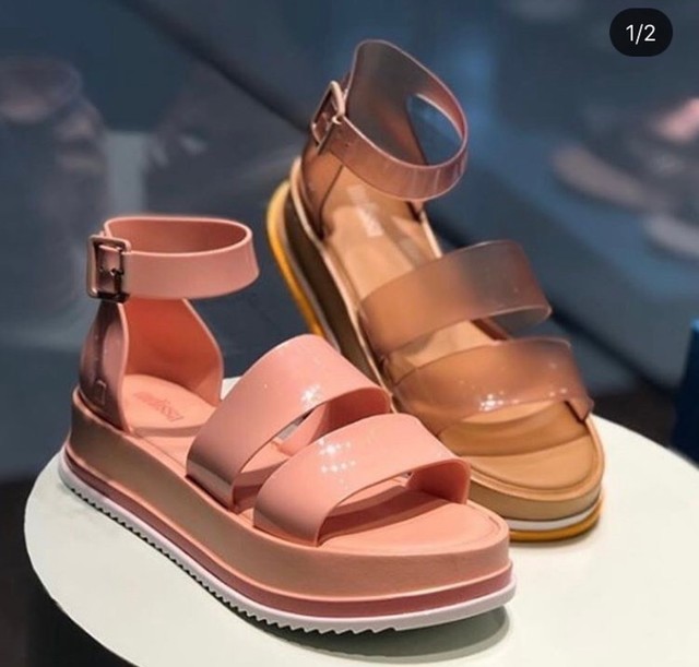 Melissa plataforma rosa - Roupas e calçados - Circular, Duque de Caxias  1010331259 | OLX