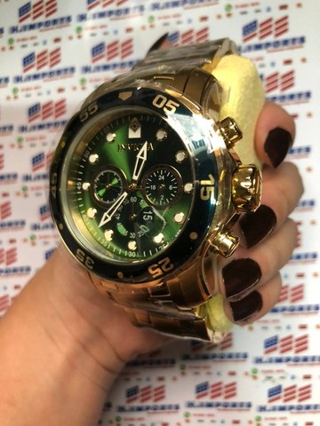 relogio invicta original ouro 18k preço