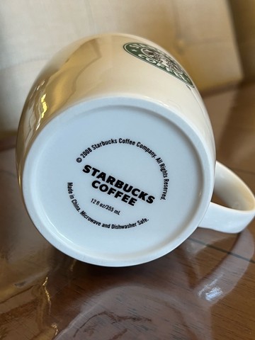 Caneca porcelana Starbucks colecionador 2008 importada  - Foto 3