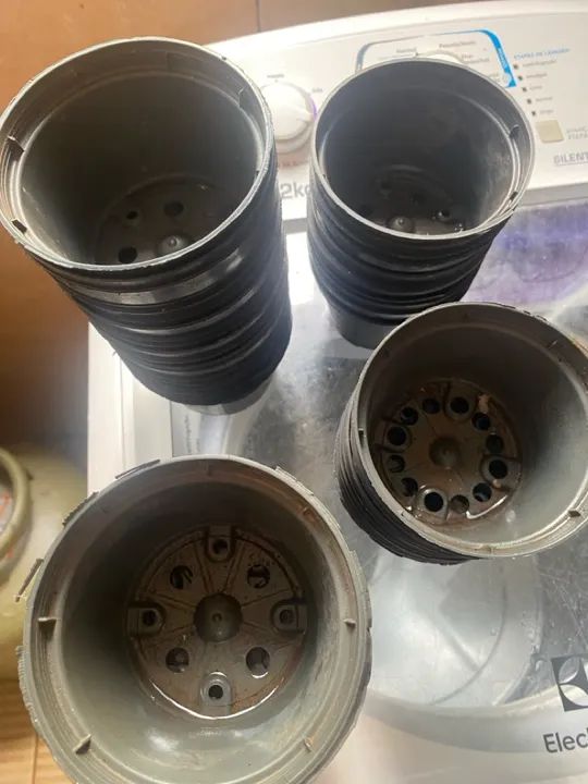 Cadinhos plástico planta pra mudas 