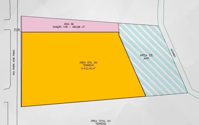 Vendo terreno com mais de 6 mil metros no Bairro São Geraldo  - Foto 3
