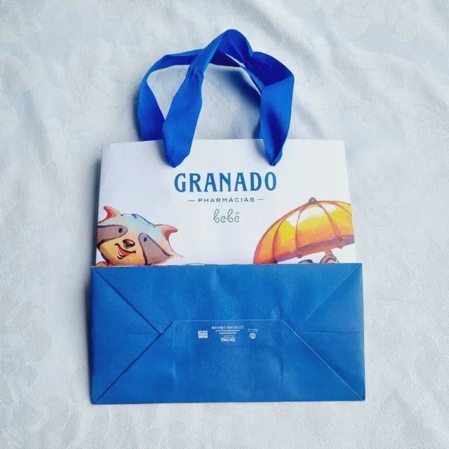 sacola granado bebê 20 x 20 x 10 cm - Foto 3