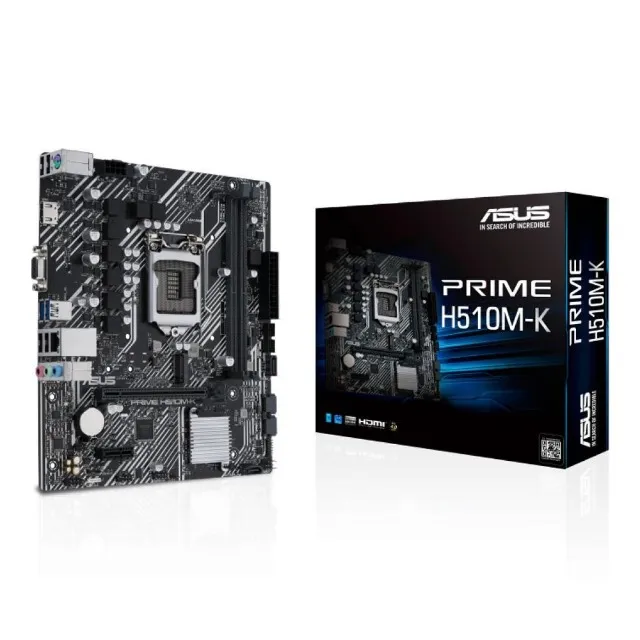 Placa Mãe 1200 10ª, 11ª Geração Asus Prime H510M K R2, Ddr4 64Gb, Hdmi, Vga Usb3.2, M2/Nvm