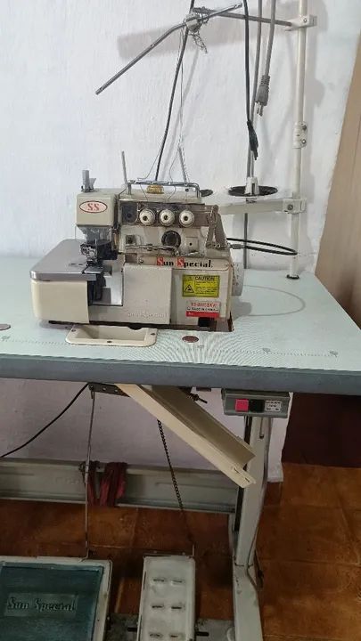 Máquina de Costura Overlock Sun Special SS-8803BKW - Foto 2
