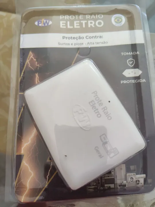 Protetor de Raio Eletro para Tomada - Proteja seus Eletrodomésticos!