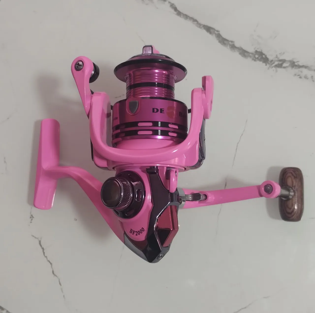 Molinete de Pesca - Rosa - BF2000
