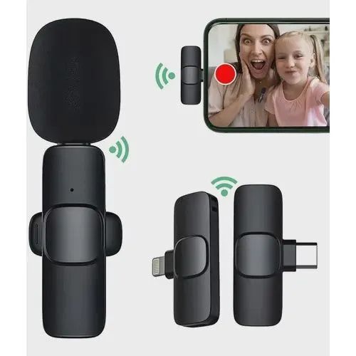 Microfone de lapela sem fio