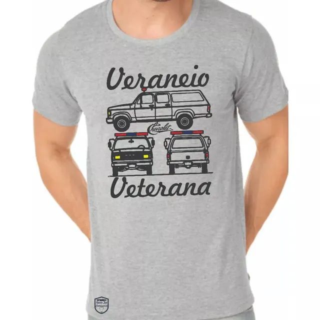 Camiseta veraneio veterana GM polícia  - Foto 4