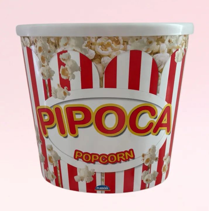 Balde de Pipoca para Cinema em Casa