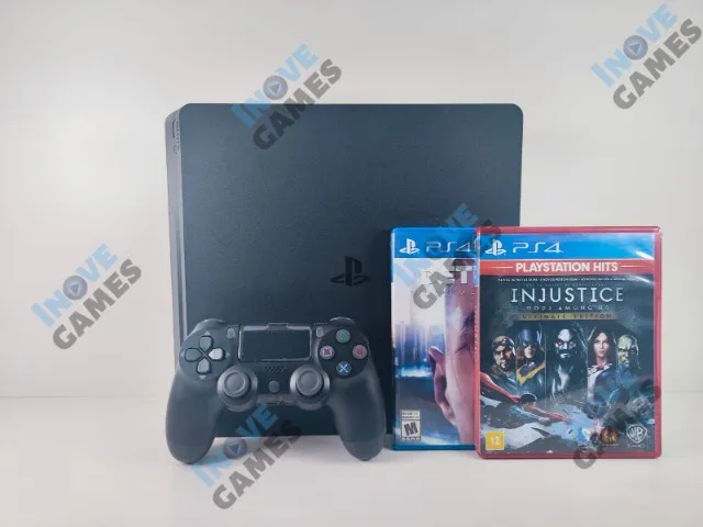 PS4 | Playstation 4 Slim 1TB Seminovo + Garantia | Aceito Cartão!!!