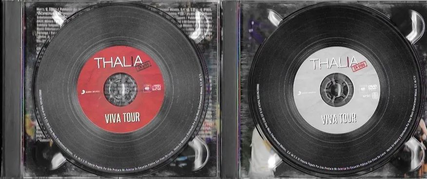 CD+DVD: Thalia - Viva Tour (c/ tema das novelas mexicanas MariMar e Maria do Bairro) - Foto 3
