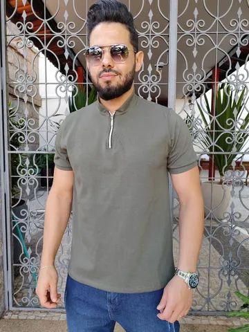 Novas Gola Polo VILLEJACK com zipper  - Foto 3