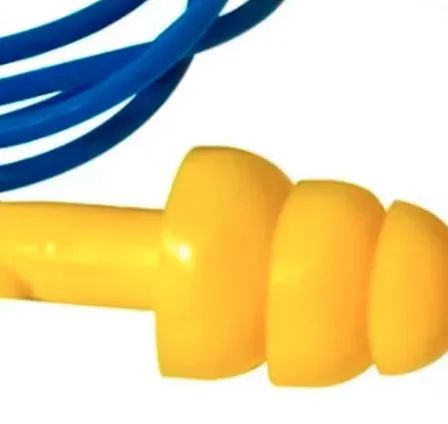 PROTETOR AURICULAR PLUG AMARELO COM POLIMERO  - Foto 3
