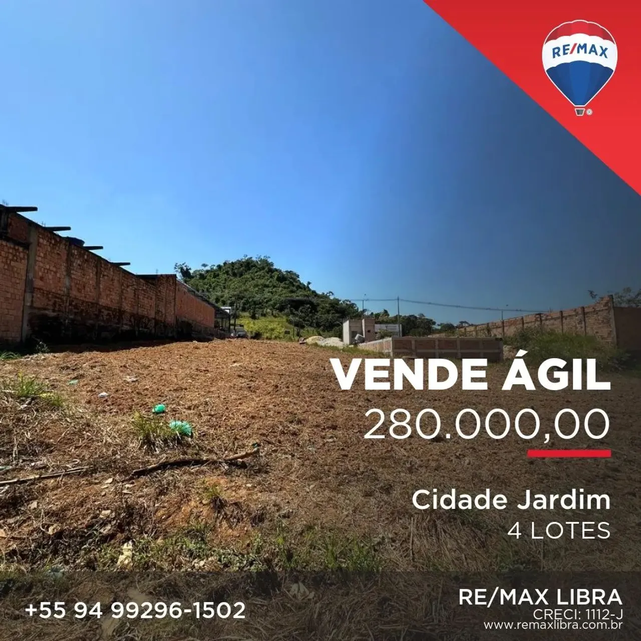 Imobiliária Re/Max Libra Vende Ágil Lote