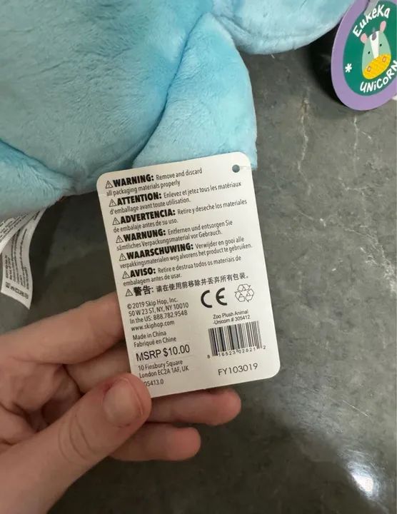 Pelúcia Skip Hop Zoo Plush unicórnio - Foto 3