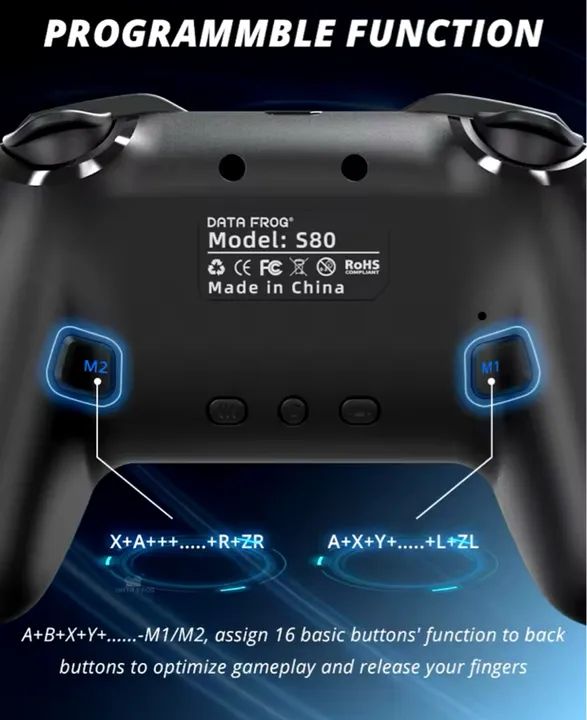 Controle para Nintendo Switch e PC - Data Frog - Novo - Foto 4