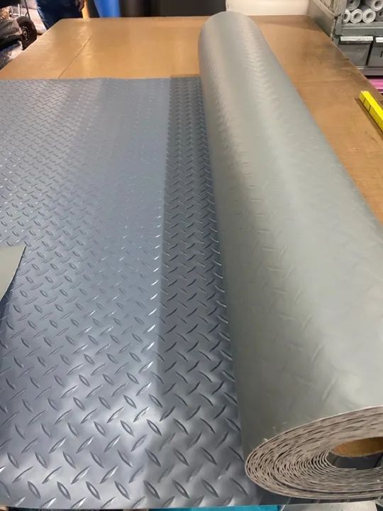 Piso emborrachado cinza - Foto 5