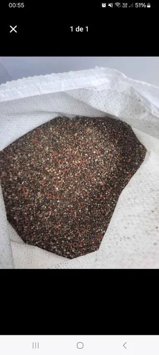 Adubo granulado de avariado de varredura  npk