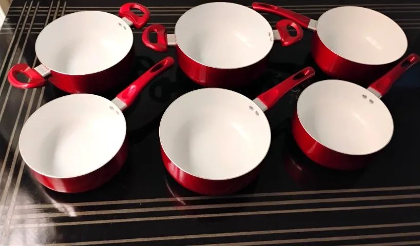 PROMOÇÃO DIA DAS MÃES!  KIT DE PANELAS CERÂMICA CASA DO CHEF IDEAL PARA FOGÃO DE INDUÇÃO - Foto 4