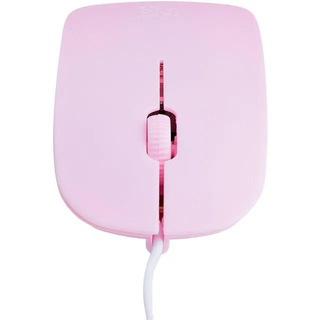 Mouse Óptico USB 1200 dpi Surface Rosa USB 2.0 - Maxprint - Foto 2