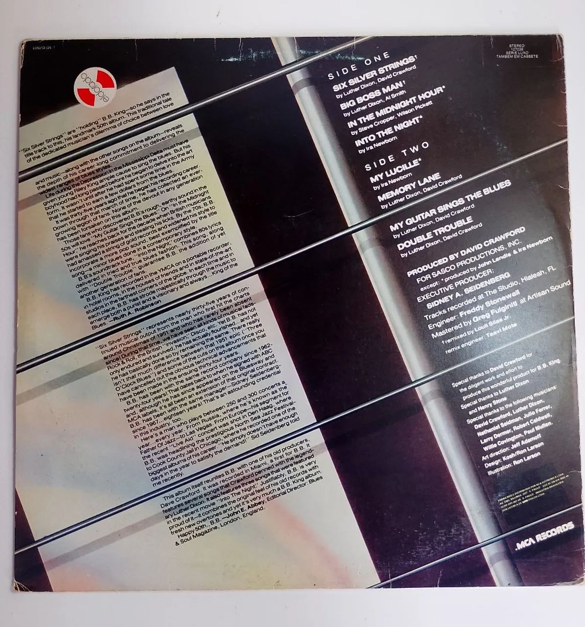 B.B King Six Silver Strings LP vinil  - Foto 2
