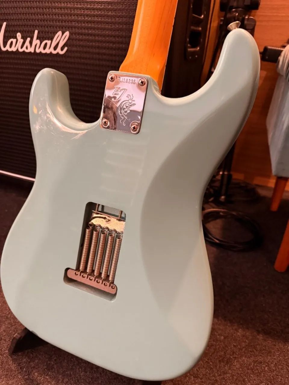 Guitarra Fender Eric Johnson Stratocaster Tropical Turquoise 2016 - Foto 3