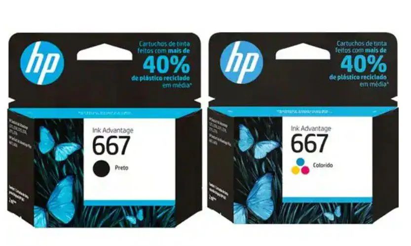 Cartucho de impressora 667 Hp original - Periféricos e Acessórios de ...