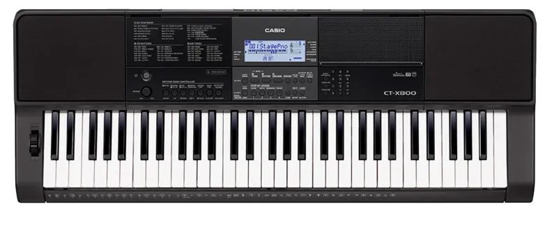 TECLADO CASIO 5/8 INTER CT-X800C2 BR/PT