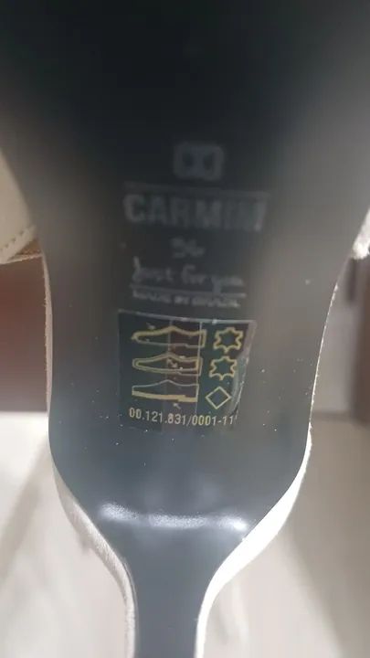 Sandália 36 Carmim cinza com tiras - Foto 5