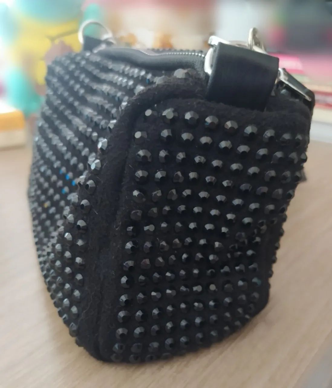 Bolsa de festa com strass - Foto 3