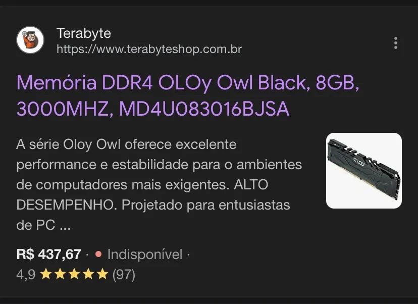 2 Memoria ram 8gb 3000Mhz CL16 - Foto 3