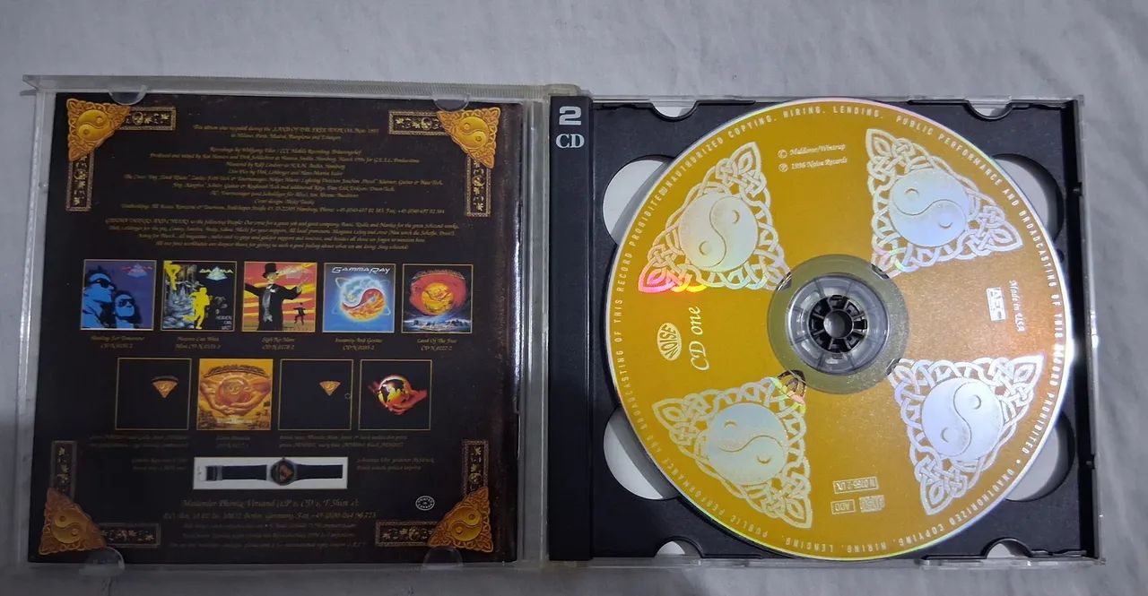 CD Gamma Ray - ALIVE 95 (Duplo) IMPORTADO  - Foto 2