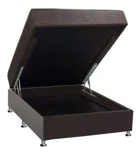 Cama Baú casal Com colchão D33 acoplado 