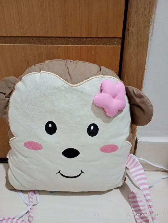 Kit Berço Amiguinhas Safári Rosa - Foto 3