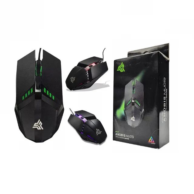 Mouse Com Fio Led Em Rgb Knup