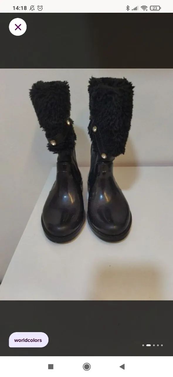 Bota cano longo preto  - Foto 2